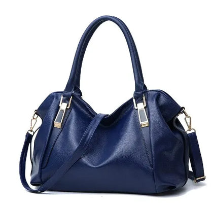 Large PU Leather Shoulder Bag Womens Everyday Handbag