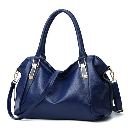 Large PU Leather Shoulder Bag Womens Everyday Handbag