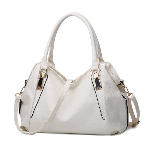 Large PU Leather Shoulder Bag Womens Everyday Handbag