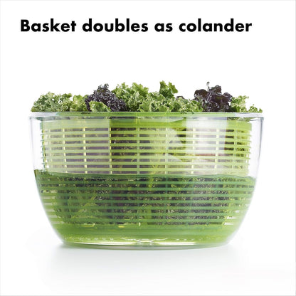 Large Salad Spinner Extra Capacity Lettuce Dryer for Fresh, Crisp Salads