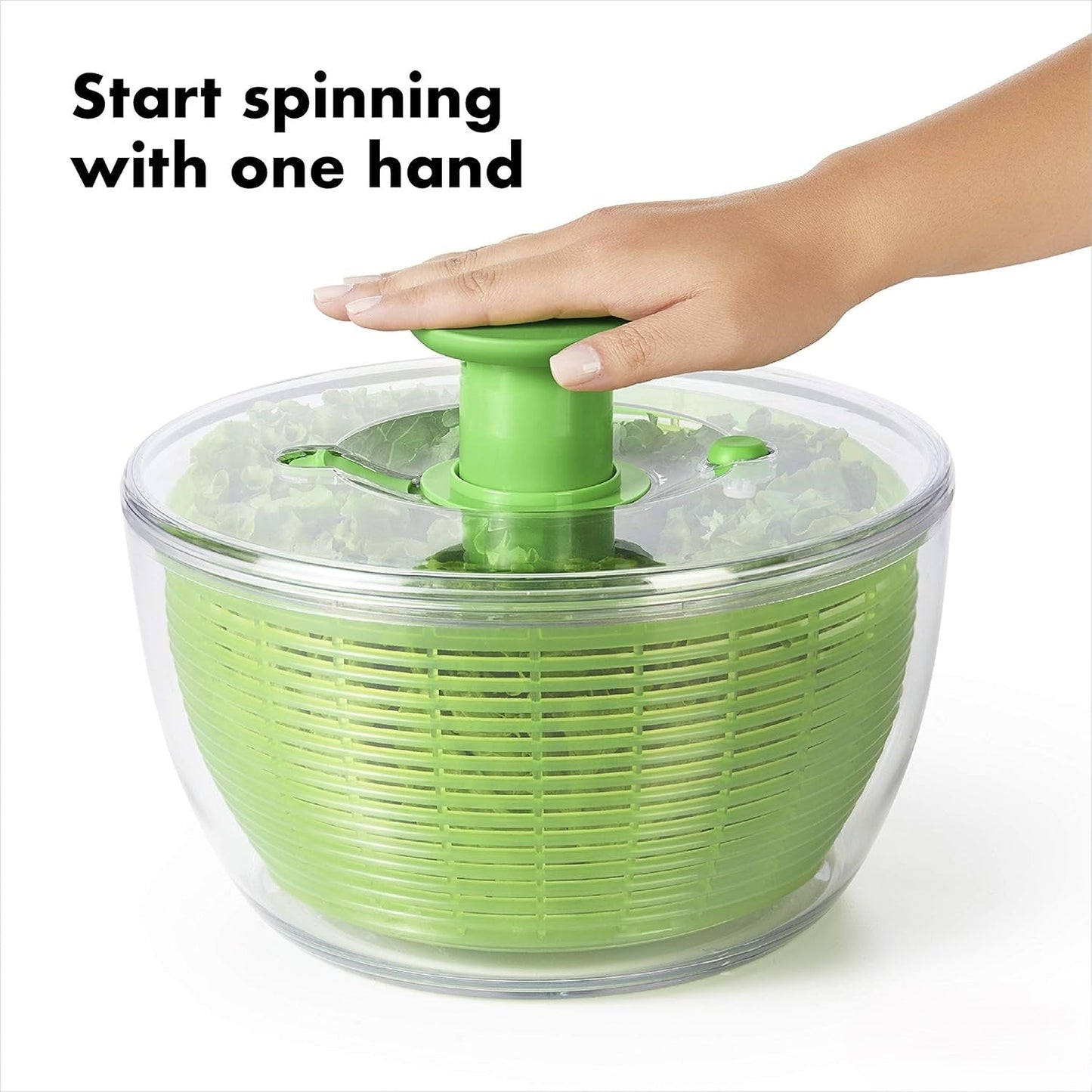 Large Salad Spinner Extra Capacity Lettuce Dryer for Fresh, Crisp Salads