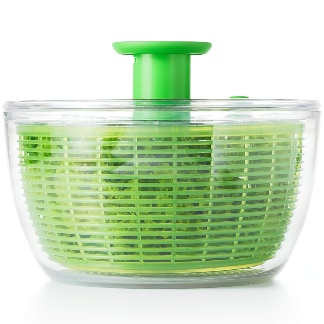 Large Salad Spinner Extra Capacity Lettuce Dryer for Fresh, Crisp Salads