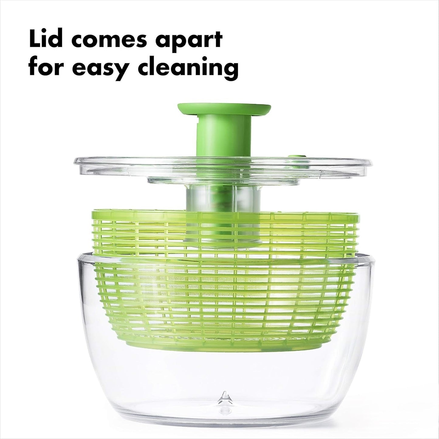 Large Salad Spinner Extra Capacity Lettuce Dryer for Fresh, Crisp Salads