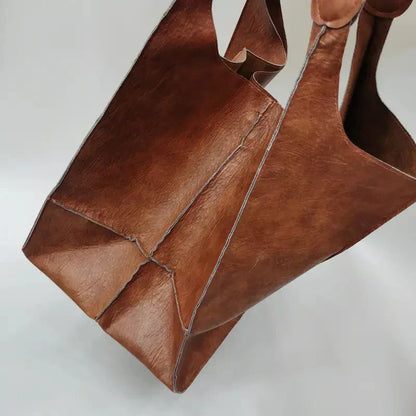Large Soft Leather Tote Bag Everyday Shoulder Handbag