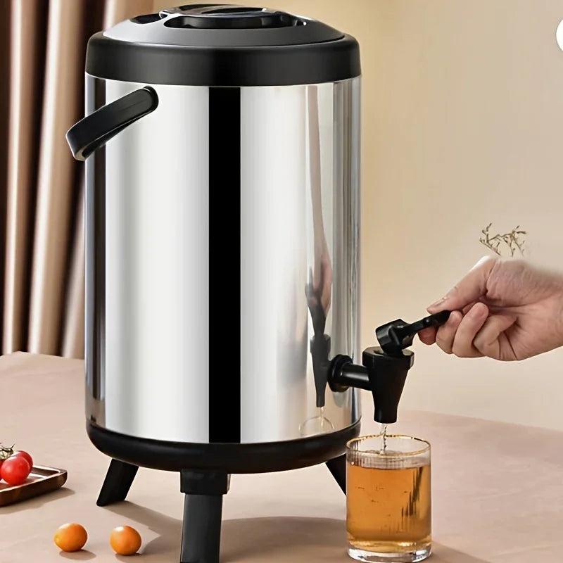Large Stainless Steel Drink Dispenser - Insulated Beverage Server