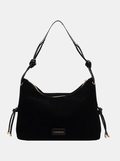 Large Suede Shoulder Tote Bag Womens Everyday Handbag