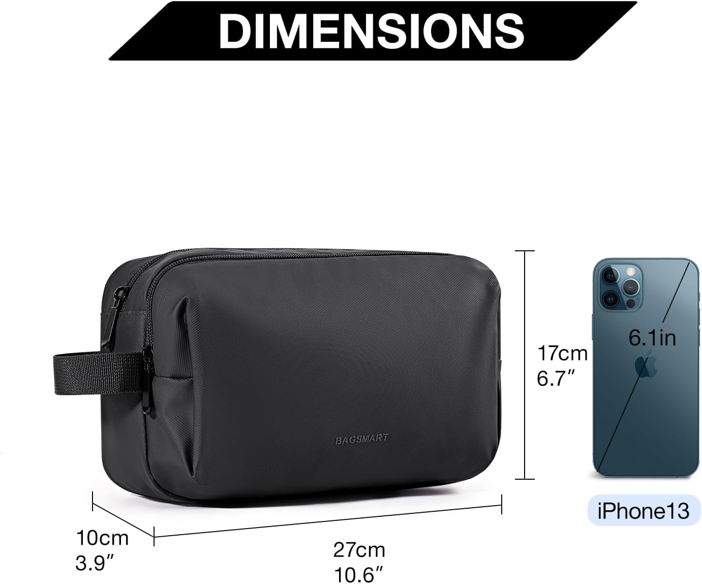 Large Travel Toiletry Bag Mens Waterproof Organizer Case