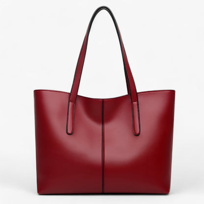 Large Womens Shoulder Handbag Spacious PU Leather Tote