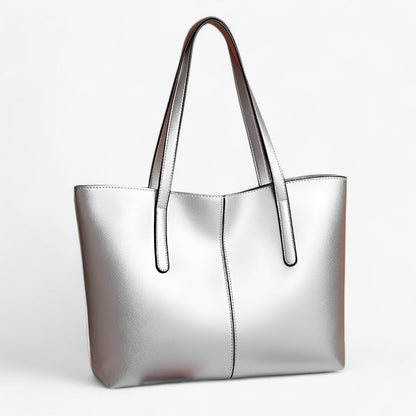 Large Womens Shoulder Handbag Spacious PU Leather Tote