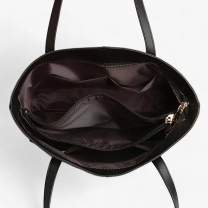Large Womens Shoulder Handbag Spacious PU Leather Tote