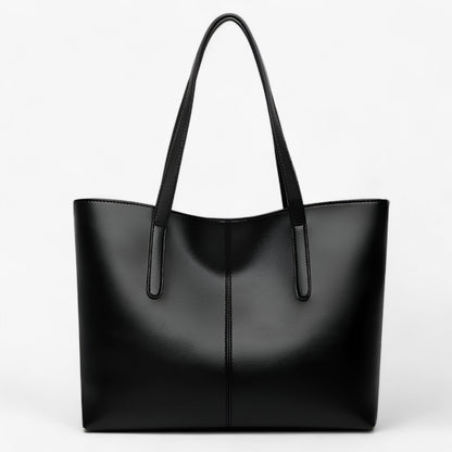 Large Womens Shoulder Handbag Spacious PU Leather Tote