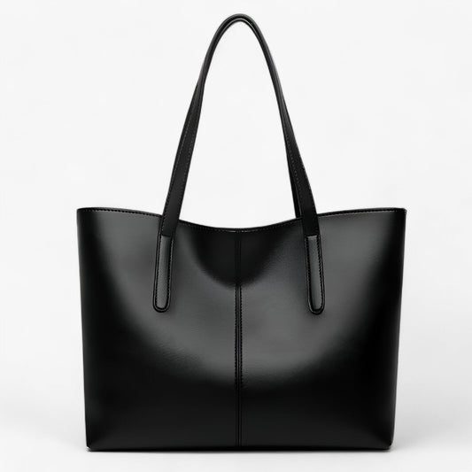 Large Womens Shoulder Handbag Spacious PU Leather Tote