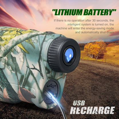 Laser Rangefinder 1000 Yard Distance Meter Hunting Golf Range Finder