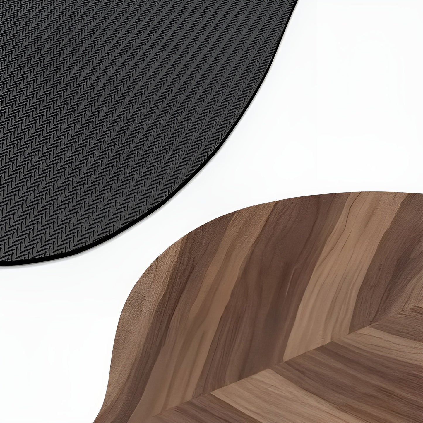 Leaf Shape Bathroom Mat Absorbent Quick Dry Floor Rug