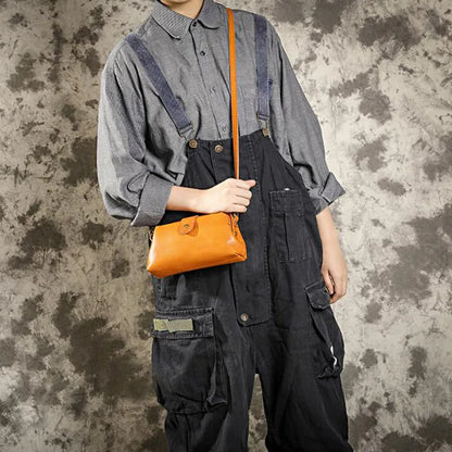 Leather Crossbody Bag Adjustable Strap Shoulder Bag Everyday Handbag