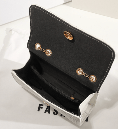 Leather Crossbody Shoulder Bag Womens Elegant Compact Handbag