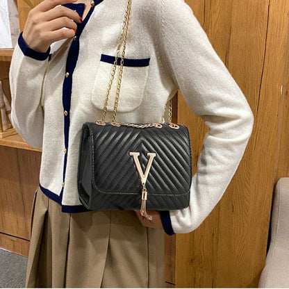 Leather Crossbody Shoulder Bag Womens Elegant Compact Handbag