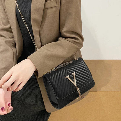 Leather Crossbody Shoulder Bag Womens Elegant Compact Handbag