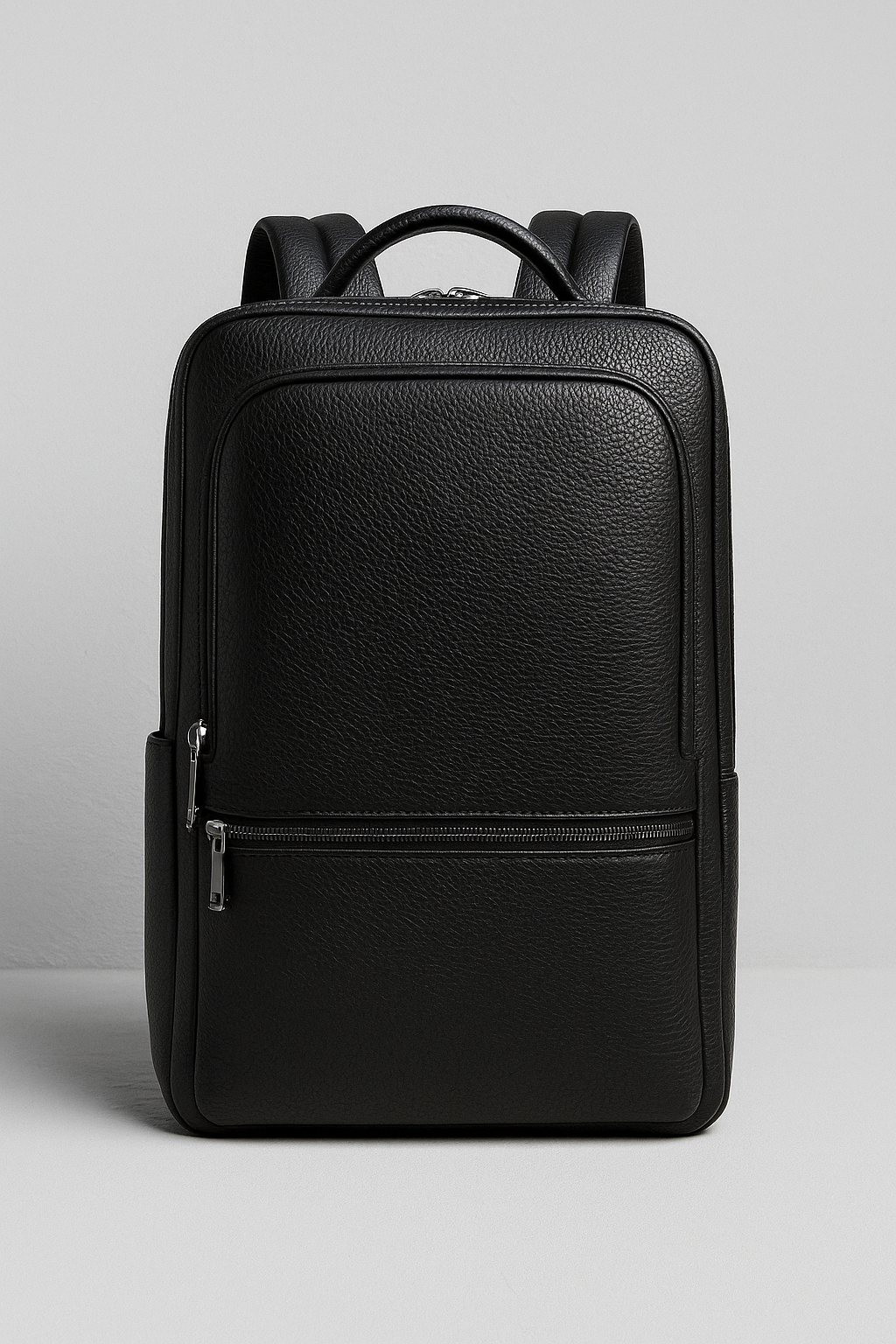 Leather Laptop Backpack USB Charging Business Travel Bag