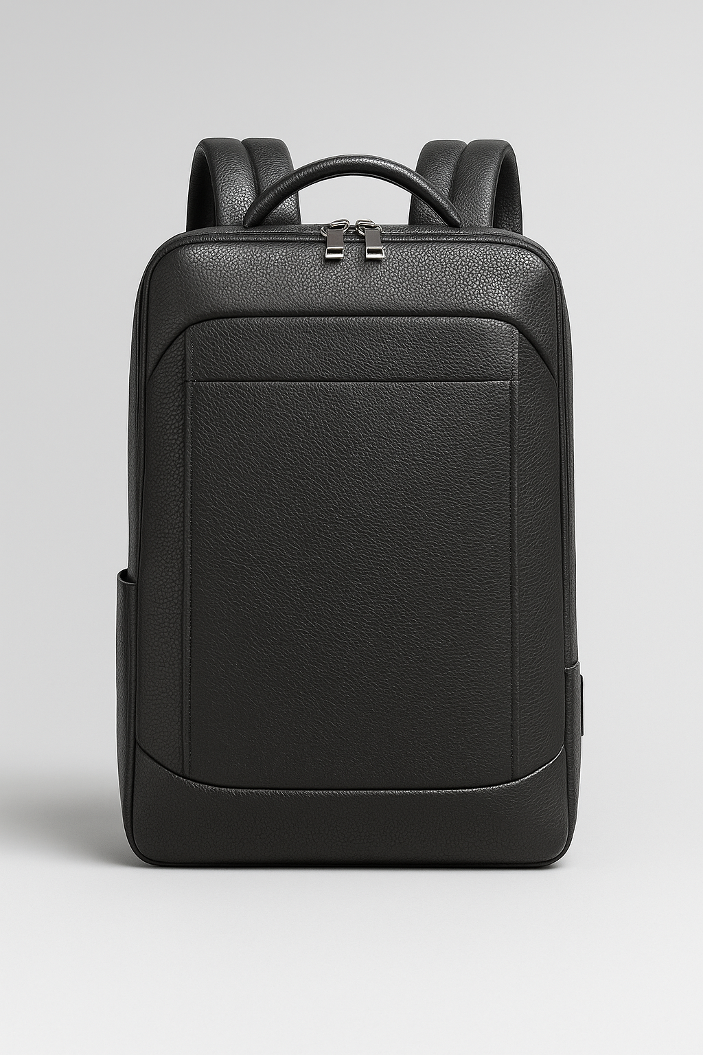Leather Laptop Backpack USB Charging Business Travel Bag