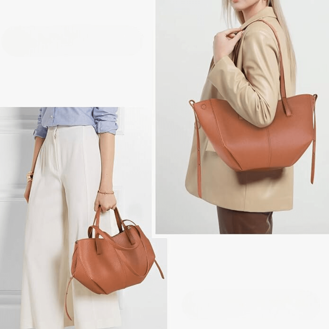 Leather Shoulder Bag Crossbody Messenger Travel Organizer Bag