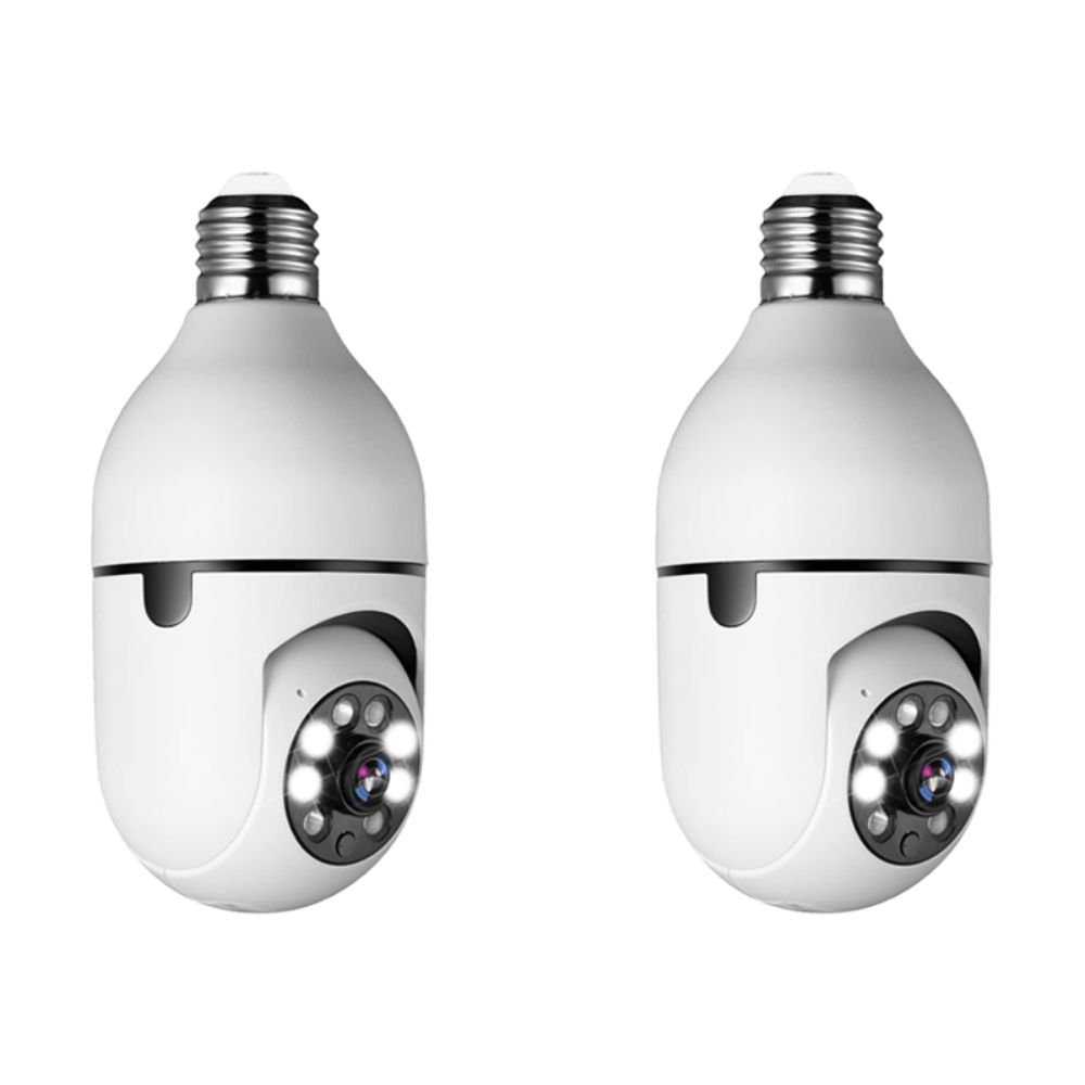 Lightbulb Security Camera with 360° Wireless Monitoring