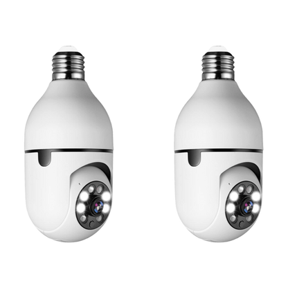 Lightbulb Security Camera with 360° Wireless Monitoring