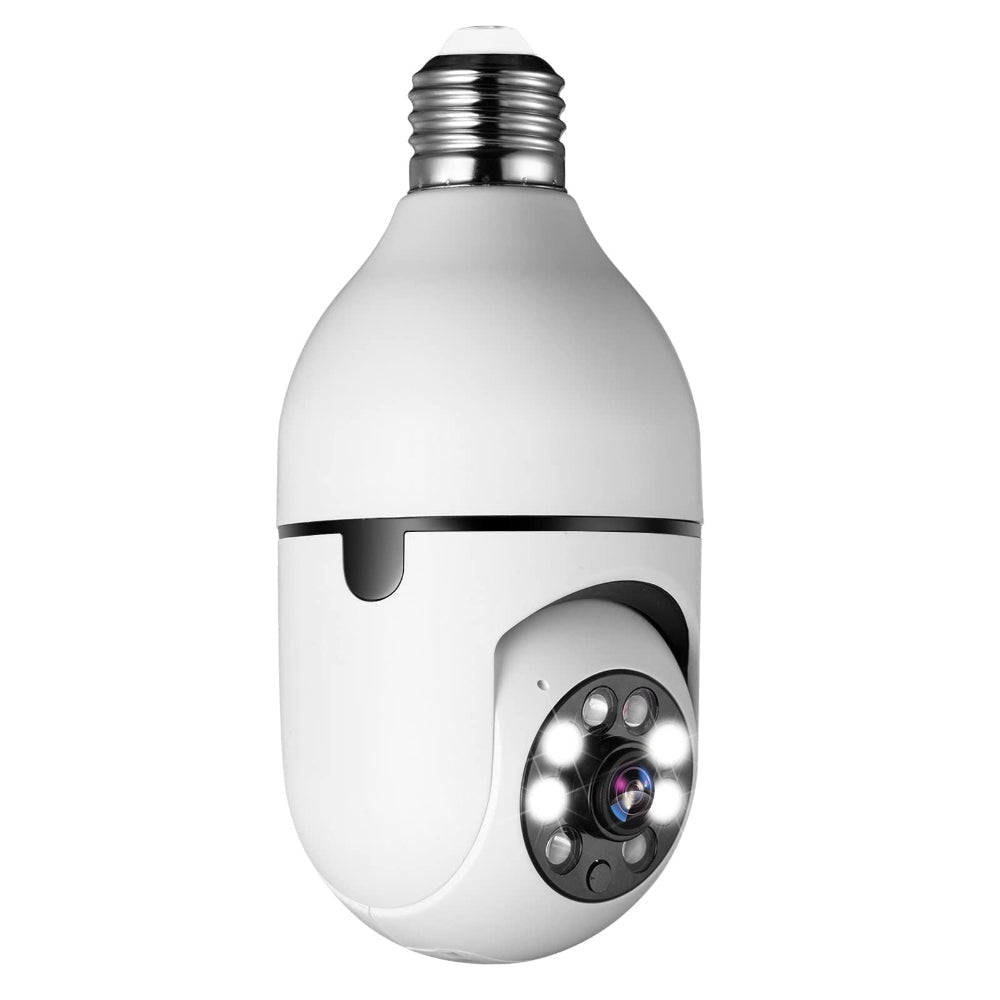 Lightbulb Security Camera with 360° Wireless Monitoring