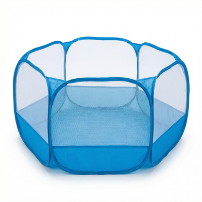 Lightweight Foldable Mesh Playpen for Travel and Indoor Outdoor Play