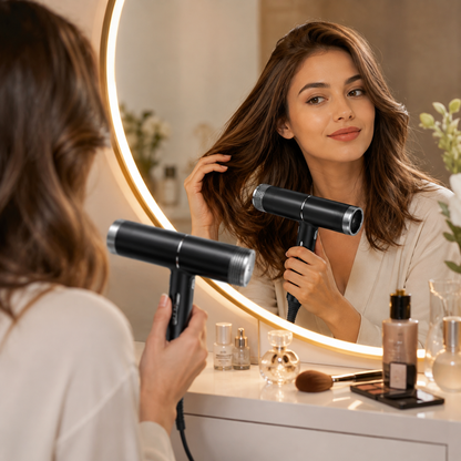 Lightweight High-Speed Hair Dryer with Compact Design and 1100W Motor