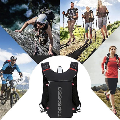 Lightweight Hydration Running Vest 5L Trail Pack with Pocket Storage
