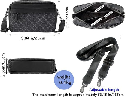 Lightweight Nylon Crossbody Bag for Women with Adjustable Strap