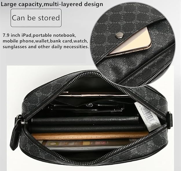 Lightweight Nylon Crossbody Bag for Women with Adjustable Strap