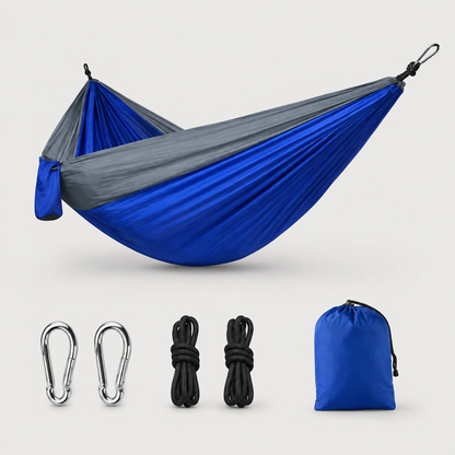 Lichtgewicht parachutehangmat voor twee personen