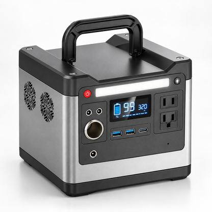 Lightweight Portable Power Station with 298Wh Battery Capacity and 320W Output