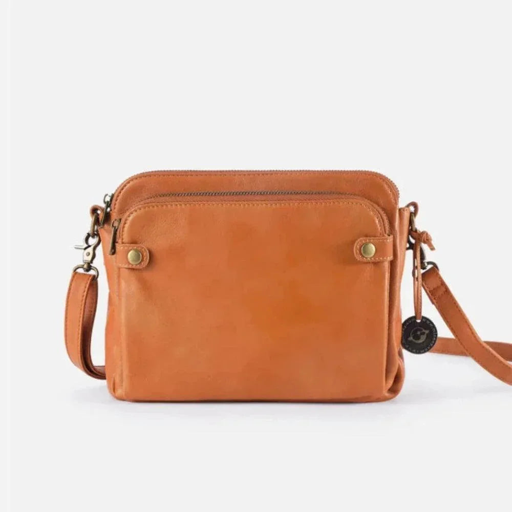 Lilly Leather Crossbody Shoulder Bag Adjustable Elegant Everyday Purse