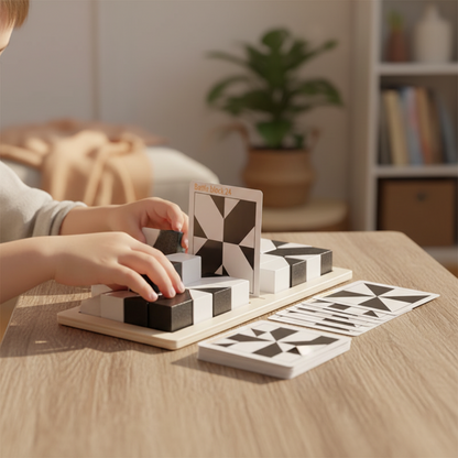 Logic Strategy Puzzle Game for Solo and Two Player Play