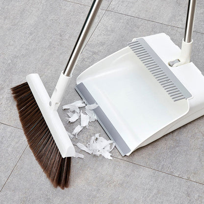 Long Handle Broom Dustpan Set Ergonomic Household Cleaning Kit