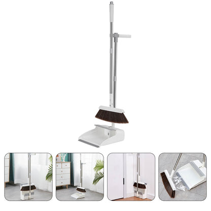 Long Handle Broom Dustpan Set Ergonomic Household Cleaning Kit