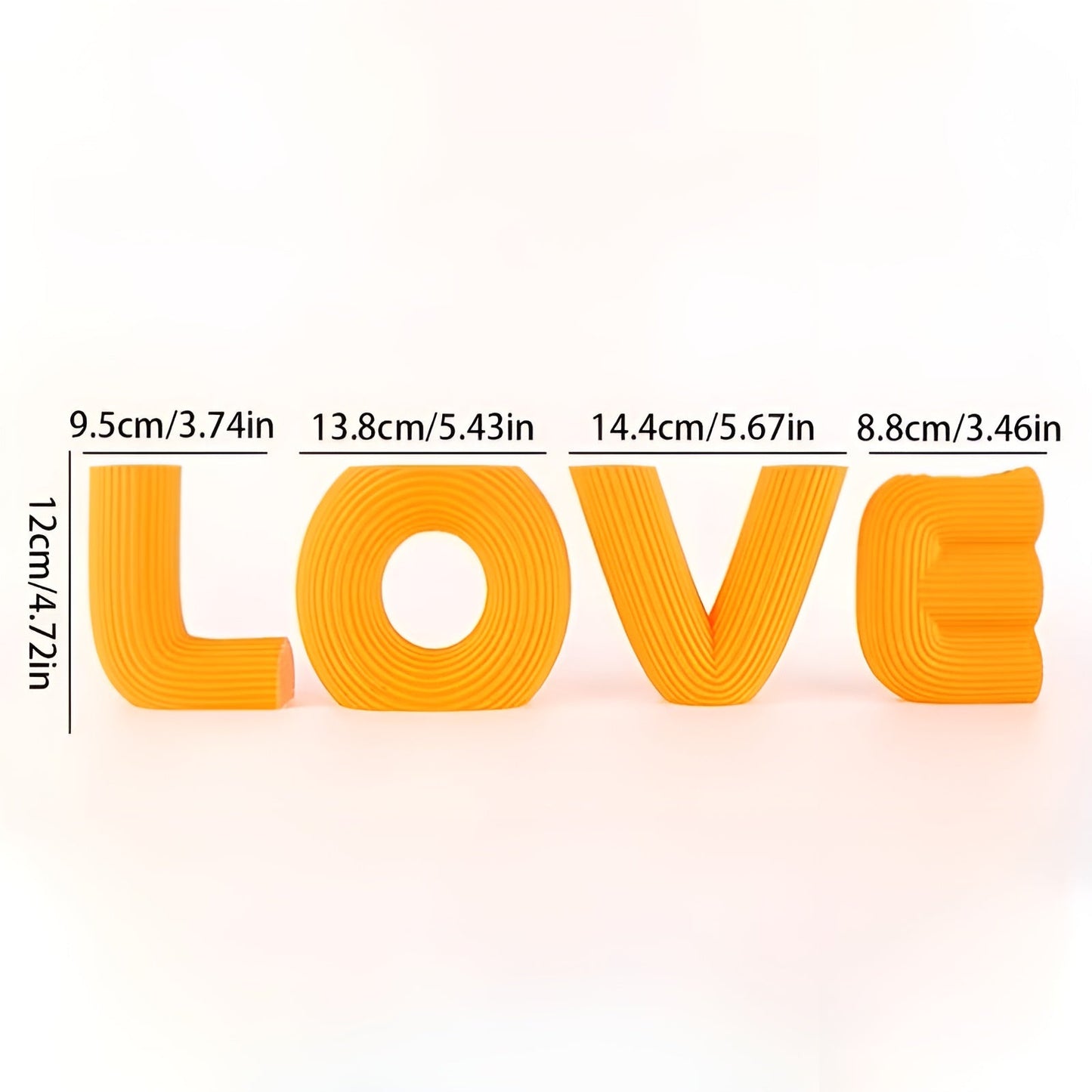 Love Figurine Set Modern Decorative Shelf Ornaments