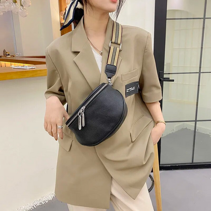 Lucy Genuine Leather Saddle Bag Stylish Crossbody Shoulder Bag