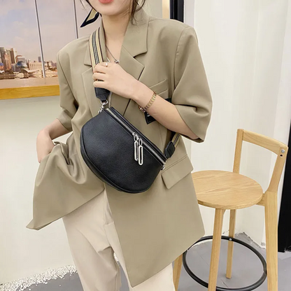 Lucy Genuine Leather Saddle Bag Stylish Crossbody Shoulder Bag