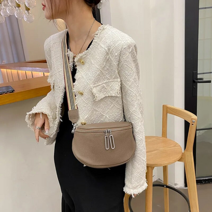 Lucy Genuine Leather Saddle Bag Stylish Crossbody Shoulder Bag