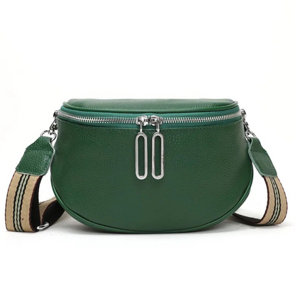 Lucy Genuine Leather Saddle Bag Stylish Crossbody Shoulder Bag