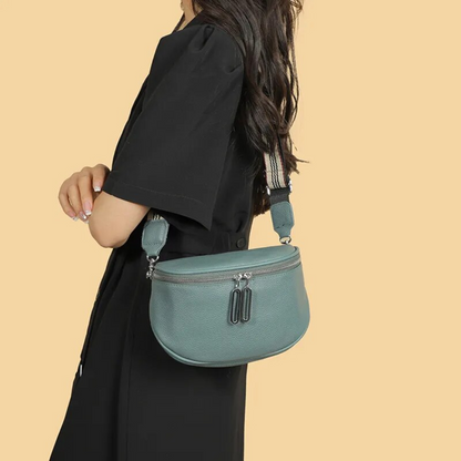 Lucy Genuine Leather Saddle Bag Stylish Crossbody Shoulder Bag