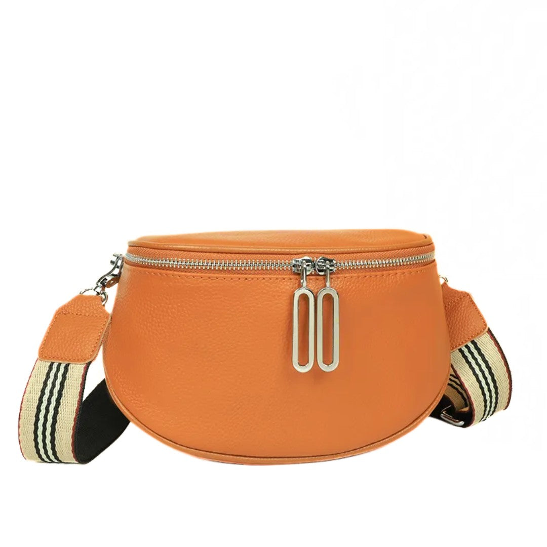 Lucy Genuine Leather Saddle Bag Stylish Crossbody Shoulder Bag