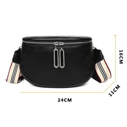 Lucy Genuine Leather Saddle Bag Stylish Crossbody Shoulder Bag