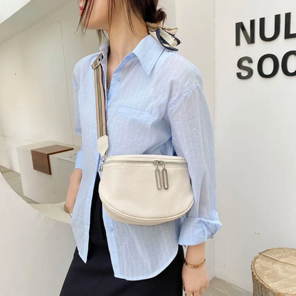 Lucy Genuine Leather Saddle Bag Stylish Crossbody Shoulder Bag
