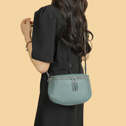 Lucy Genuine Leather Saddle Bag Stylish Crossbody Shoulder Bag