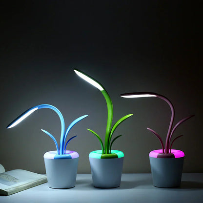 LuminaFlex LED Desk Lamp Adjustable Brightness Eye-Care Modern Table Lamp